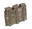US MOLLE II bandoleer pouch for three magazines, surplus.