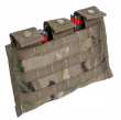 US MOLLE II bandoleer pouch for three magazines, surplus.