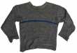 Finnish wartime model wool pullover, grey, heavily used.