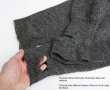 Finnish wartime model wool pullover, grey, heavily used.