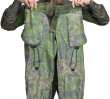 Särmä TST L4 Combat Pants. Knee heigh and leg length can be adjusted down by using these internal elastic cords.