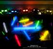 Mini light sticks, 10 pcs, assorted colours.