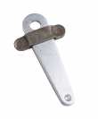 Finnish cord lock, metal, surplus.