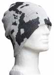 Särmä Commando Cap, Merino Wool, Camo. When folded down the cap protects both neck and ears.