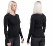 Särmä Women's Merino Shirt. Person height / chest: 175 / 94 cm, shirt size: XS.
