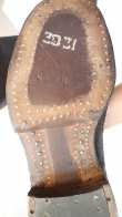 Soviet riding boots, unbelievable. Nailed on leather soles.