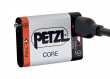 Petzl Core battery, Li-Ion 4,5 Wh. The battery itself has a Micro USB port and a charging cable is included.