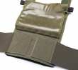 Särmä TST PC18 plate bags. Elastic cummerbund attached onto the rear plate bag.