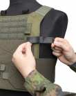 Särmä TST PC18 plate bags. Front plate bag Velcro One-Wrap for cable management.