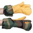 US M-1965 shell mittens with trigger finger, surplus.