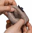 Mutka Deerskin Gloves. Comfortable and warm knit lining.