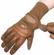 Outdoor Research Firemark Gauntlet Gloves, coyote, surplus. Velcro adjustment.