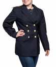 Bundesmarine women's pea coat, surplus.