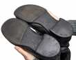 Soviet officer's field boots #10. The soles tell us about hard livin'.
