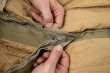 US M-1942 Sleeping Bag #1. A genuine Talon zipper in good condition.