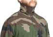 French F2 Fleece Shirt, CCE, Surplus. The collar is taut and very high when extended.
