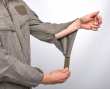BW mechanic's coverall, olive drab, surplus.