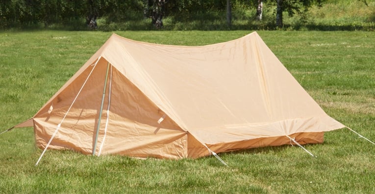 French F2 2-Person Tent, Khaki, Surplus