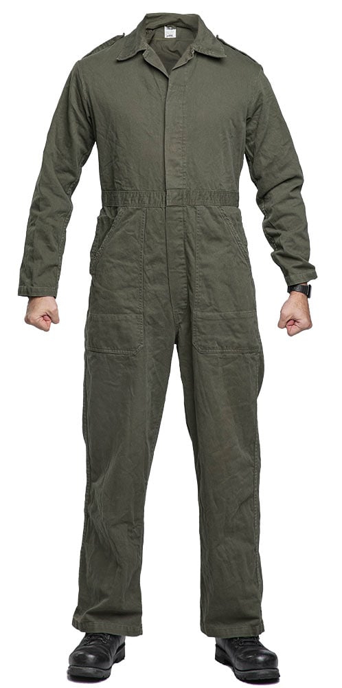 Work Overalls for Men Mechanic Men Artificial Wool Long Sleeve Pajamas  Casual Solid Color Zipper Loose (Army Green, S) at Amazon Men's Clothing  store