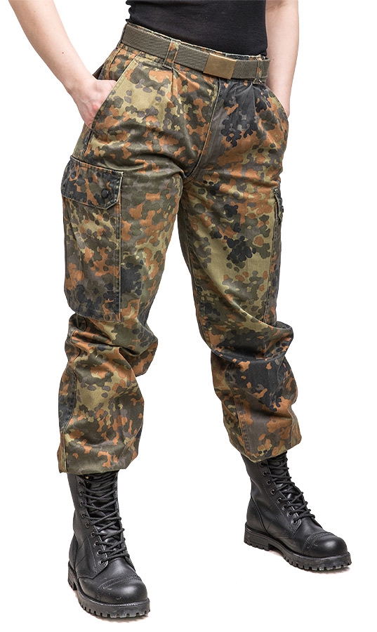 Original German Army Issue Flecktarn Camo Pants Field Combat 