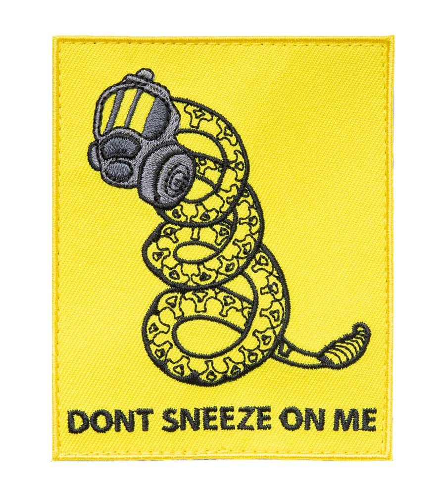 PATCH VETERAN COVID PQ - Humour - Snake Patch