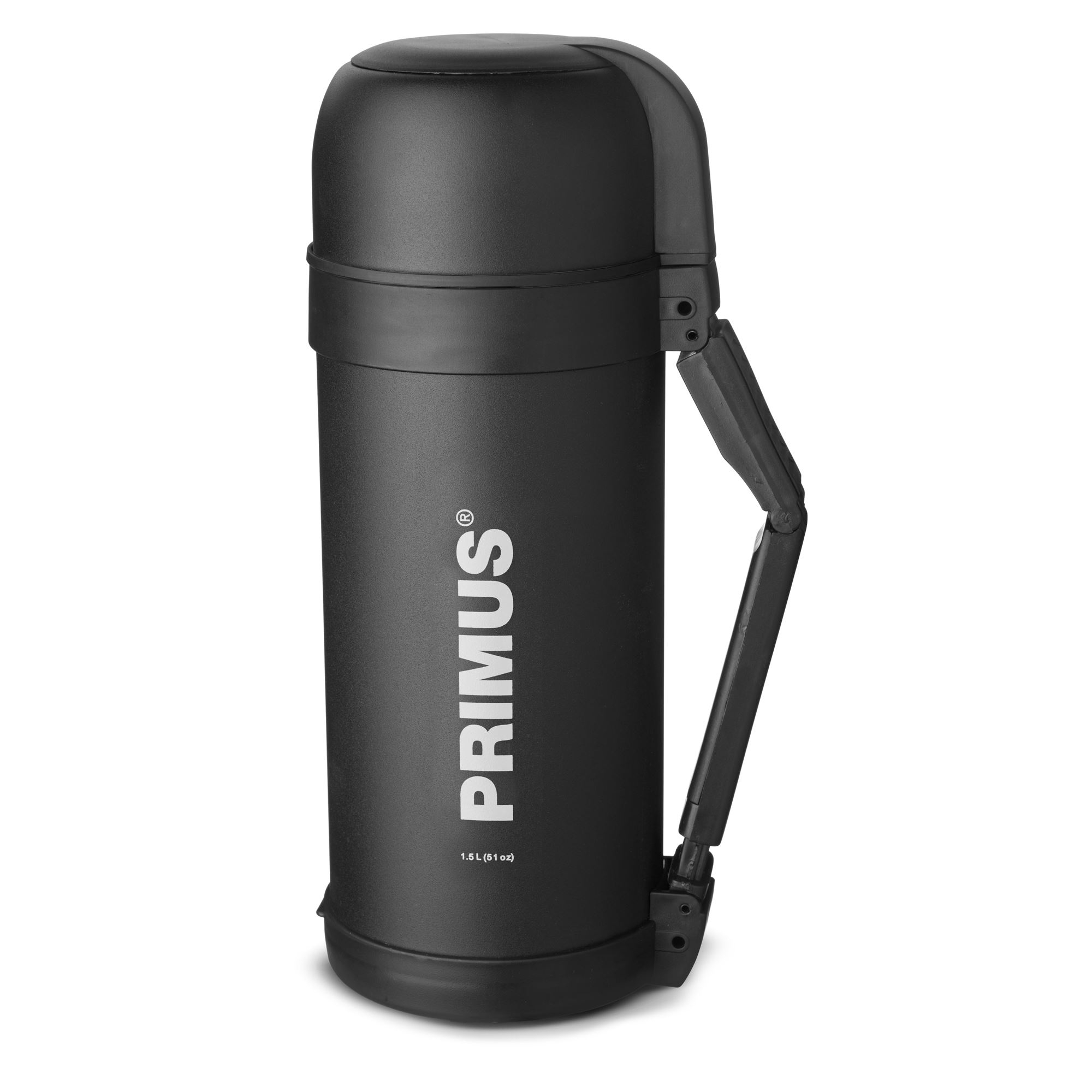 1.2L Stainless Steel HOT/COLD Vacuum Thermos Flask Carry Handle Tea Coffee