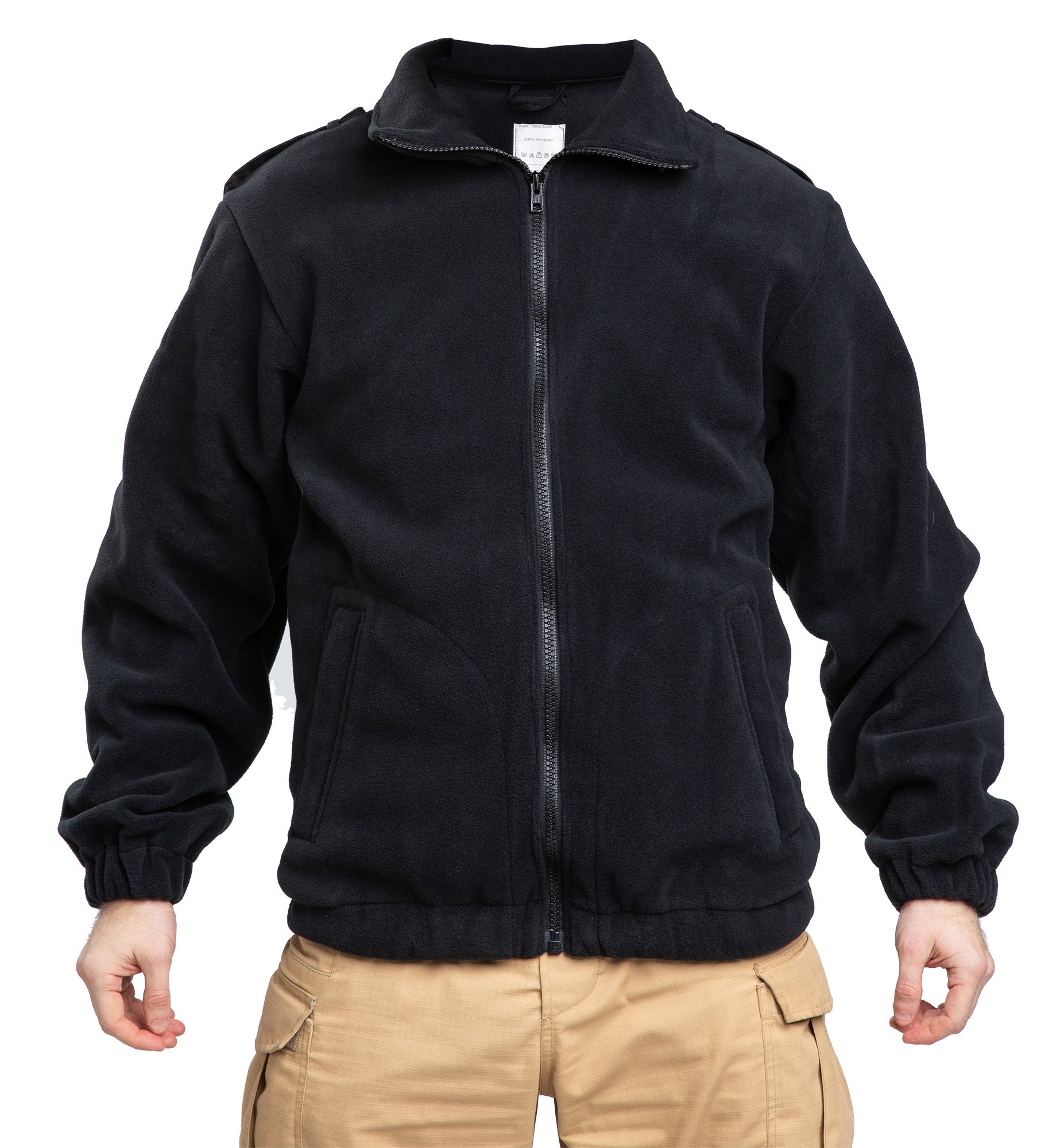 Dutch Fleece Jacket, Black, Surplus - Varusteleka.com