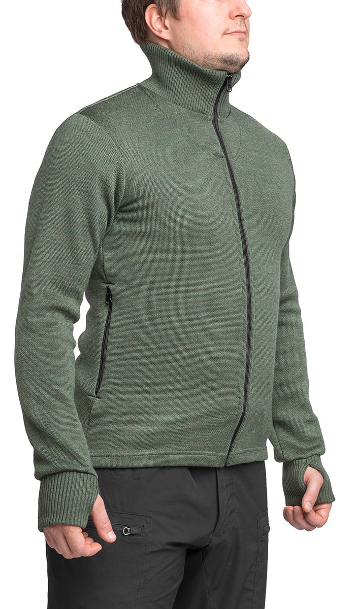 Särmä Merino Wool Sweater w. Zipper - Varusteleka.com