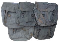 Belgian Pattern 37 Small Pack, Gray-Blue, Surplus. The condition varies and the previous users haven't babied the bags. These should still have a few decades of service life in them.
