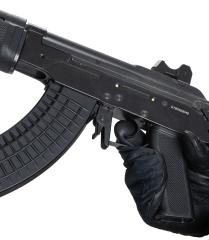 Swiss Mittens With Trigger Finger, Black, Surplus.