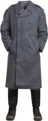 Finnish M65 greatcoat, gray, surplus.