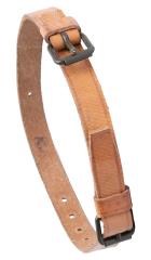 Czech general purpose strap, brown, leather, surplus.
