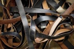BW trouser belt, leather, surplus. The condition varies. All are intact and usable, though.