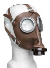 Belgian L.702 Gas Mask with Carrying Canister, Surplus. 