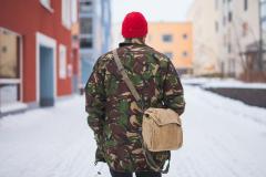 British CS95 parka, ripstop, DPM, surplus.