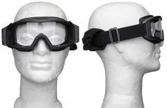 ESS Profile NVG ballistic goggles, black, with spare lens.