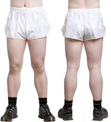 French Sports Shorts, Indecent, White, Surplus.