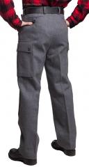 Finnish M65 Wool Trousers, Gray, Surplus.
