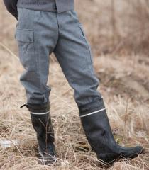 Finnish M65 Wool Trousers, Gray, Surplus.