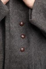 Bulgarian Greatcoat, Surplus. Really classy bakelite buttons!