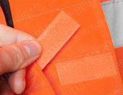 Estecs high-visibility vest, orange. 