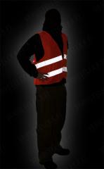 Estecs high-visibility vest, orange.