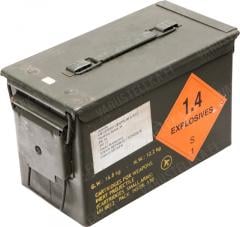 US ammunition box, .50 cal, surplus. 