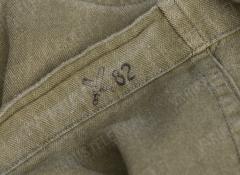 Czechoslovakian work apron, brown, surplus.
