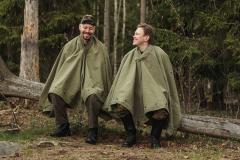 Norwegian Rhombus Shelter Quarter, Olive Drab, Surplus.