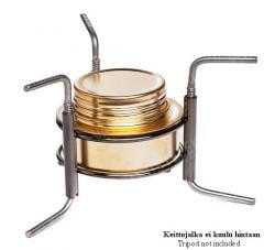 Mil-Tec Alcohol Camping Stove, Brass. Tripod is sold separately.
