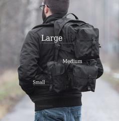 Mil-Tec Modular System general purpose pouch, Large.