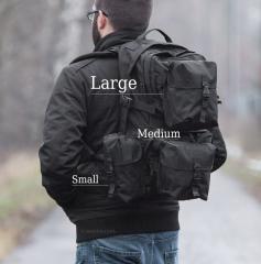 Mil-Tec Modular System general purpose pouch, Large. 