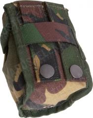 Dutch MOLLE Grenade Pouch, DPM / Woodland, Surplus. 