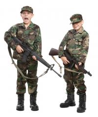 Mil-Tec kids BDU jacket, Woodland.